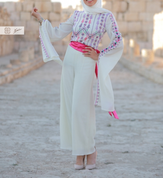 Hebron keys jumpsuit - Off-white